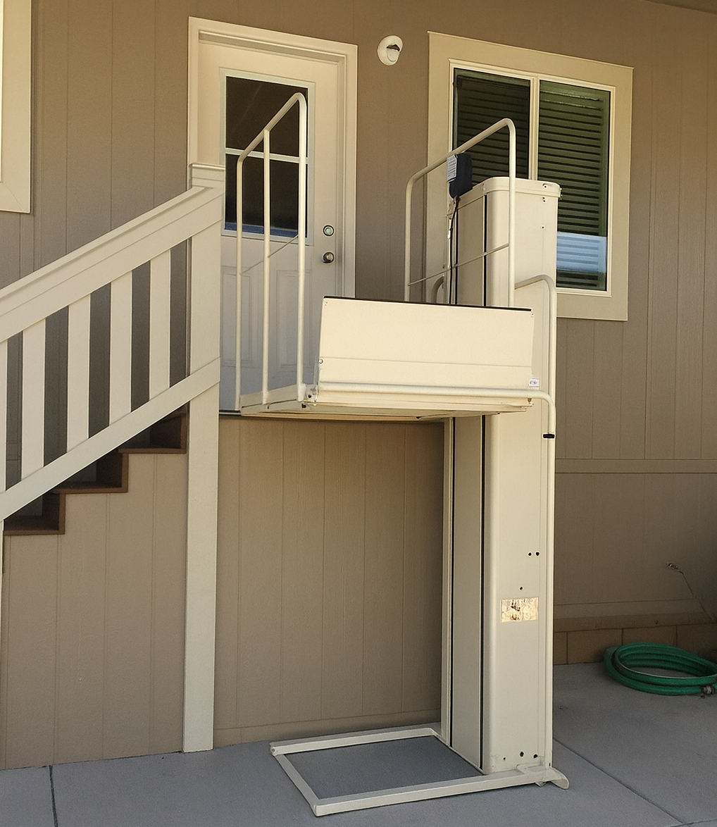 Kraus vertical platform wheelchair elevator lifts