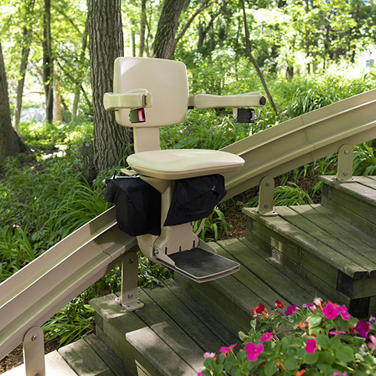 Bruno Outside exterior stairway lift